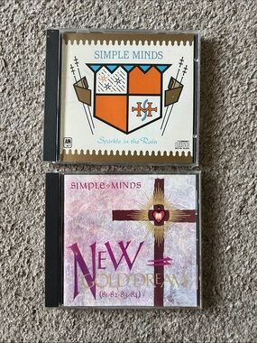 Simple Minds set of 2 CDs / New Gold Dream (1982) + Sparkle in the Rain (1984)